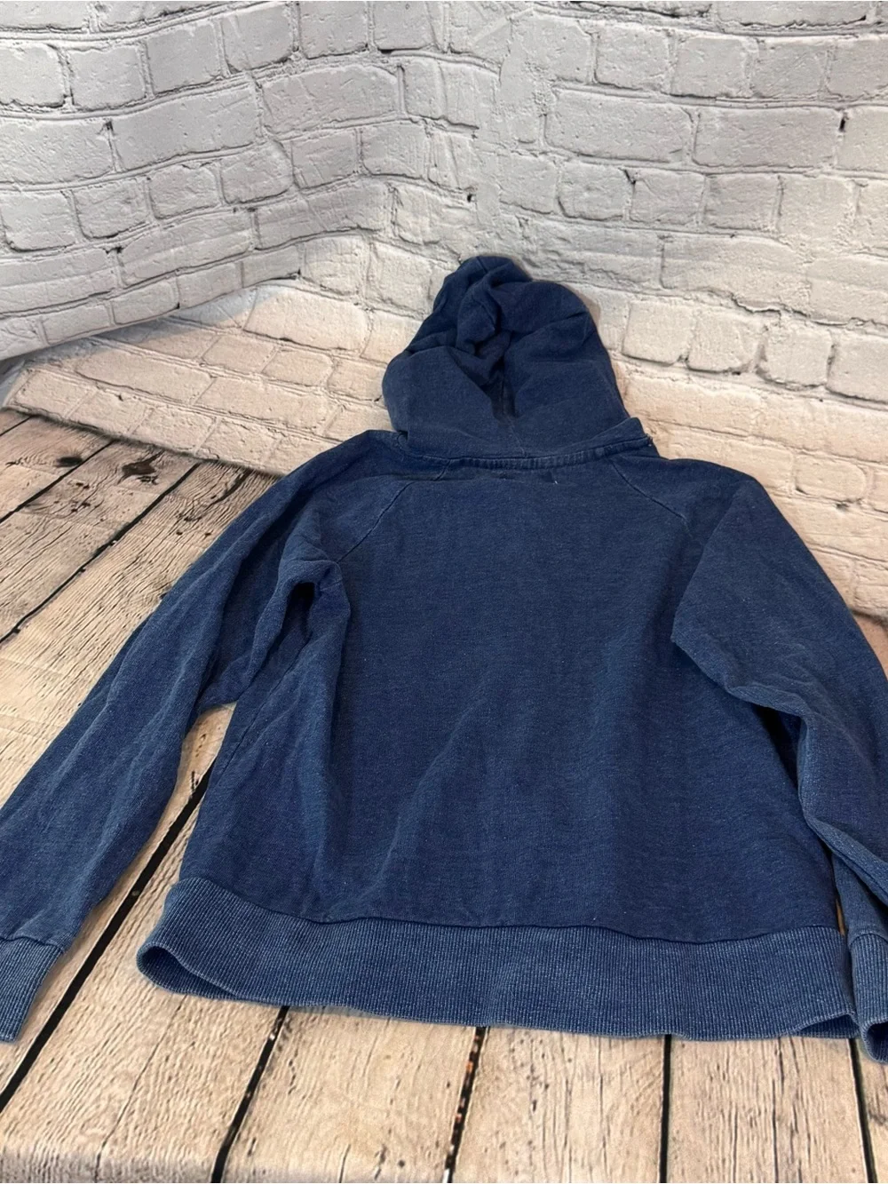 Miki Miette Earth Day Blue Zip Up Hoodie